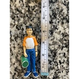 Lakeshore Kids Figure‎ Boy with Green Duffle Bag